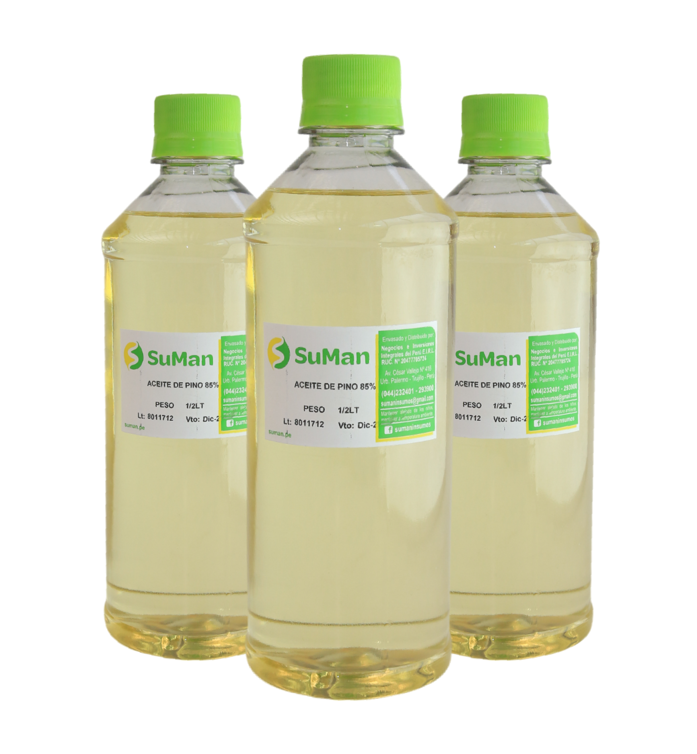BOTELLAS ACEITE DE PINO 85%