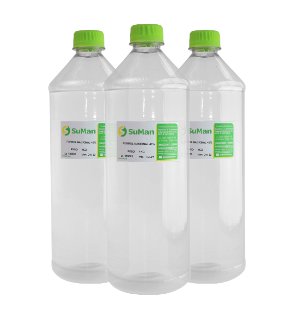 BOTELLAS FORMOL