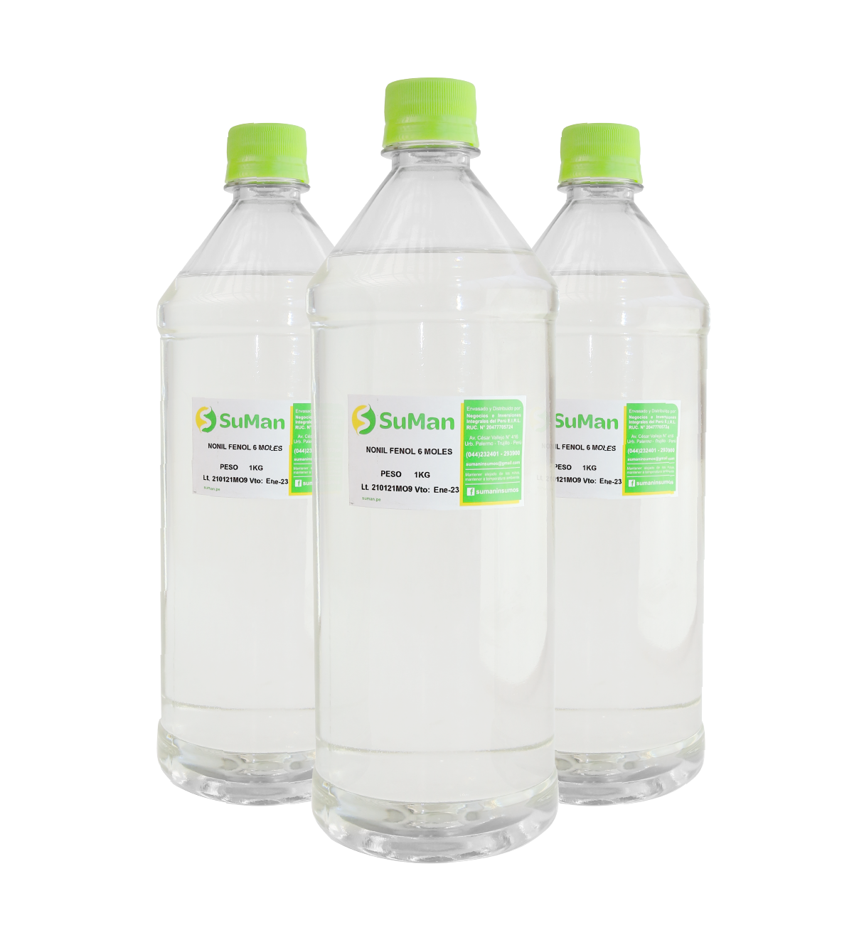 BOTELLAS NONIL FENOL 6 MOLES