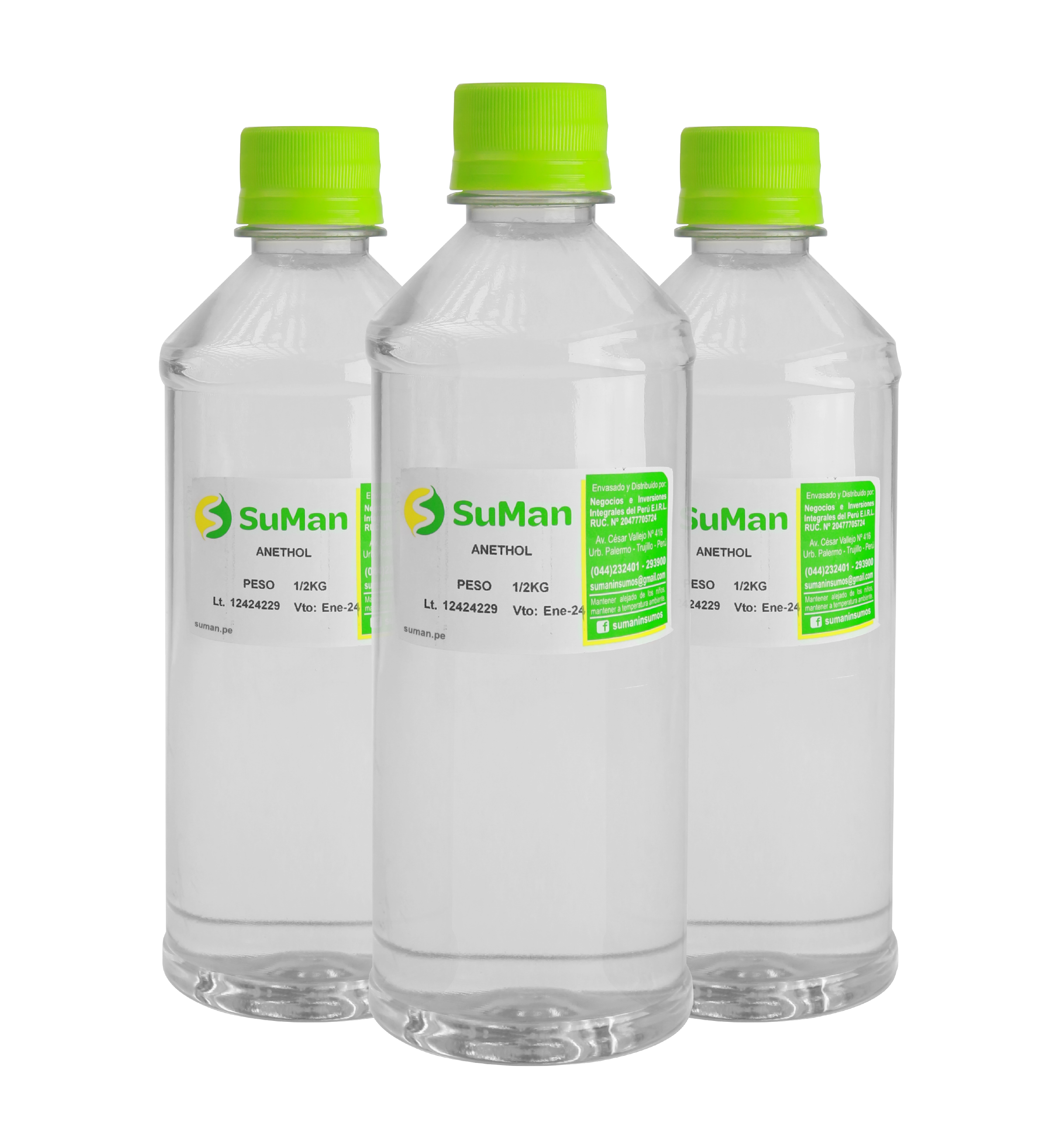 BOTELLAS CON ANETHOL