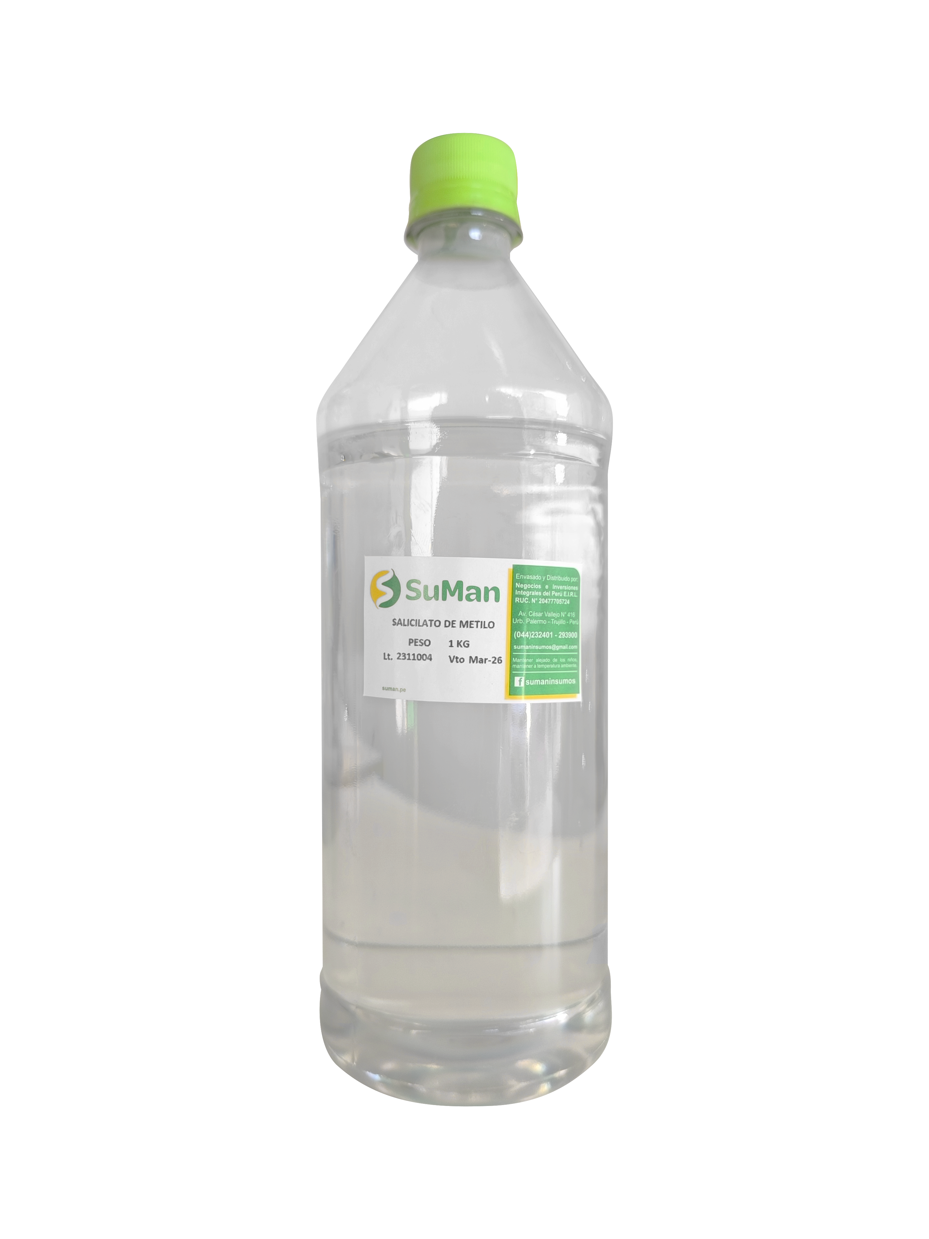 BOTELLA CON SALICILATO DE METILO